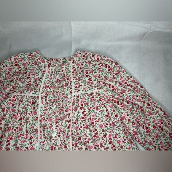 Free Planet Girls 2T Long Sleeve Colorful Floral Button Down Casual Top - Picture 4 of 16